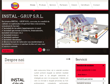 Tablet Screenshot of instal-grup.ro